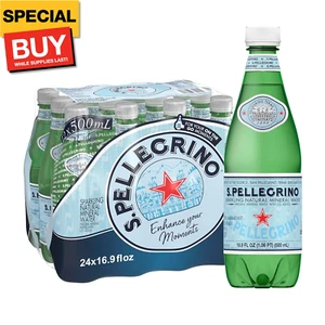 S.Pellegrino Sparkling Natural Mineral Water, 16.9 fl oz. Plastic Bottles (12 Co - Picture 1 of 7