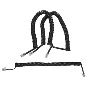 3 Pcs Telefon -Mobilteilkabel Spiraltelefonkabel Spiralkabel Für - Zdjęcie 1 z 12