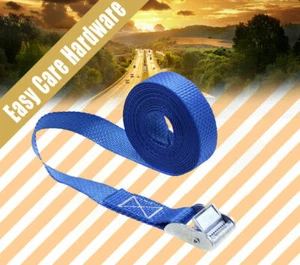 1 pc Adjustable Metal Cam Buckle Tie Down 25MM X 1.5 M Lash Luggage Belt Strap - Picture 1 of 9