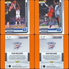 (2) 2022-23 Panini Instant Jalen Williams ROOKIE CARDS SP Thunder #194 & #198 RC