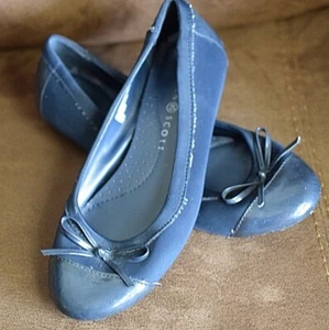 Karen Scott Rylee Women US 7.5 M Blue Flats Used  - Picture 1 of 5