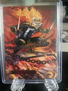 2023 Fleer Ultra Midnight Sons Red /100 Robbie Reyes by Paskal Millet Auto - Picture 1 of 2