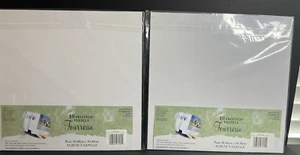 Scrapbook Album Refill Sleeves Strap Hinge Lot of 2 NEW 12x12 - Picture 1 of 3