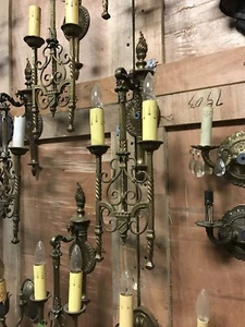Wonderful Antique Wall Sconce From Michigan Mansion - Bild 1 von 5