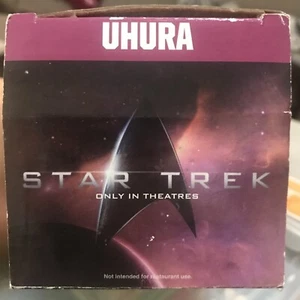 2008 Star Trek Paramount Pictures Uhura Collectible Glass Burger King In Box - Picture 1 of 4