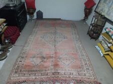 5'2"x8'9" ft Vintage Rug Moroccan Handmade Berber Azilal Wool Carpet