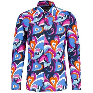 MENS MADCAP RETRO MOD 60s 70s SIXTIES PSYCHEDELIC SHIRT Trip Paisley Surf MC1058 - Picture 1 of 5