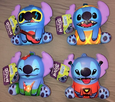 Set of 4 Disney Squish A Stitch Slow Rise Foam Sensory Toys - Image 1 of 2