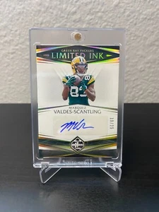 2020 Panini Limited NFL Marquez Valdes-Scantling Gold Parallel Autograph 19/25 - Picture 1 of 2