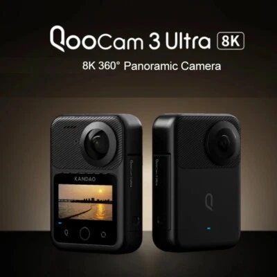 Kandao Qoocam 3 Ultra Panoramic Camera Waterproof 8K 30Fps Wireless HD Screen - Image 1 of 4