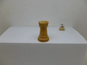 Spare Chess Piece, Castle 43mm wood Used - Picture 1 of 1