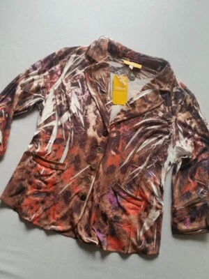 BIBA-Blazer elastisch Animal Rock Gr.44=UK18**NEU - Bild 1 von 4