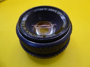 SMC Pentax-M 1:2 f/2 50mm Asahi Opt. Co. Japan Lens requires strip clean working - Picture 1 of 7