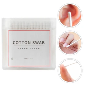 Tampone cotone orecchio cotone medico stick cotone cosmetico tamponi - Foto 1 di 12