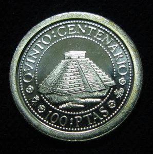 ZALDI2010 - Spain, 100 Pesetas 1989.Silver - Picture 1 of 2