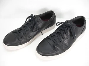 MARK NASON LOS ANGELES CROCKER BLACK LEATHER FASHION SNEAKERS SHOES MEN'S 11 - Picture 1 of 10