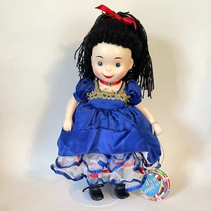 Disney It's A Small World Goebel French Musical Doll Moulin Rouge 14" - Picture 1 of 14