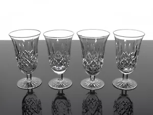 WATERFORD CRYSTAL LISMORE 10 OZ STEMMED ICED TEA GLASSES – SET OF 4 - Picture 1 of 5