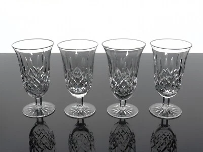 WATERFORD CRYSTAL LISMORE 10 OZ STEMMED ICED TEA GLASSES – SET OF 4 - Image 1 of 4