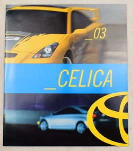 2003 TOYOTA CELICA SALES BROCHURE - Picture 1 of 2