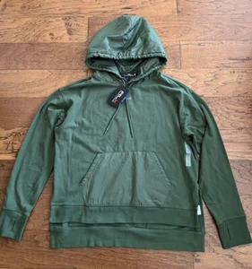 NEW RALPH LAUREN RLX GOLF Green HOODED Long-Sleeve Pullover Hoodie L Women’s - Picture 1 of 7