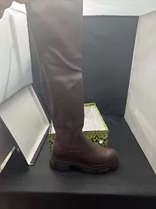 Neu ohne Etikett! Cape Robbin Leexa Oberschenkel hoch louch Stiefel Größe 7 braun HQ8786 - Bild 1 von 6