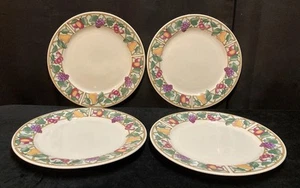 Majesticware by Sakura Trellis Fruits Dinner Plates 10 5/8” Set of 4 - Picture 1 of 11