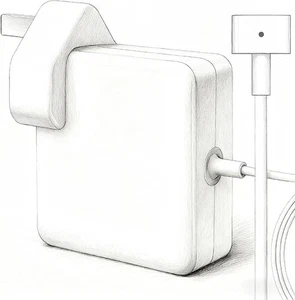 Compatible with Mac Book Pro Charger 60W Power Adapter Magnetic 2 T-Tip Mac Pro - Picture 1 of 5