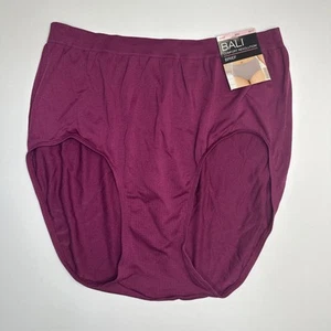 Bali One Smooth U All-Over Smoothing Brief Maroon Style DF2362 Size 10/11 NEW - Picture 1 of 4