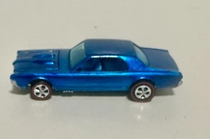 Hot Wheels Redline 67 Custom Cougar Blue con interior azul--Restaurado - Imagen 1 de 7