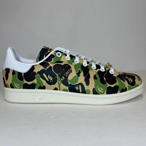 Adidas BAPE x Stan Smith 30th Anniversary Herren 11,5 ABC Camo Grün Weiß IG8949 - Bild 1 von 10