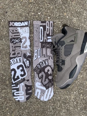 Jordan 4 Cave Stone Socks - Image 1 of 4