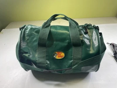 Bolso de Lona Vintage Bass Pro Shops 18x12 LEER Verde Impermeable Foto 1 de 4