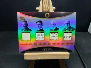 Einstein / Tesla / Glocke / Edison 2024 Pieces Of The Past 1800s Edition Quad Relic - Bild 1 von 2