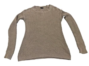 Suéter American Eagle Mujer Talla XS Tejido Beige Rayas Manga Larga - Imagen 1 de 11