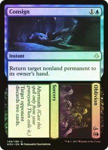 Consign   Oblivion (NM) Foil #149 Hour of Devastation Magic card MTG - Picture 1 of 3