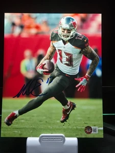 Mike Evans Tampa Bay Buccaneers signiertes 8x10 Foto Beckett Zertifikat BG20691 - Bild 1 von 3
