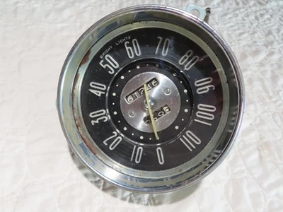 OEM 1951-53 Buick Automobile Speedometer w. Trip Reset Cable and Knob WORKS - Image 1 of 4