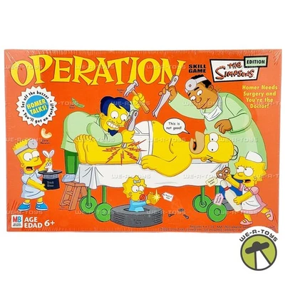 Operation The Simpsons Edition Board Game 2005 Milton Bradley 06789 - Image 1 of 4