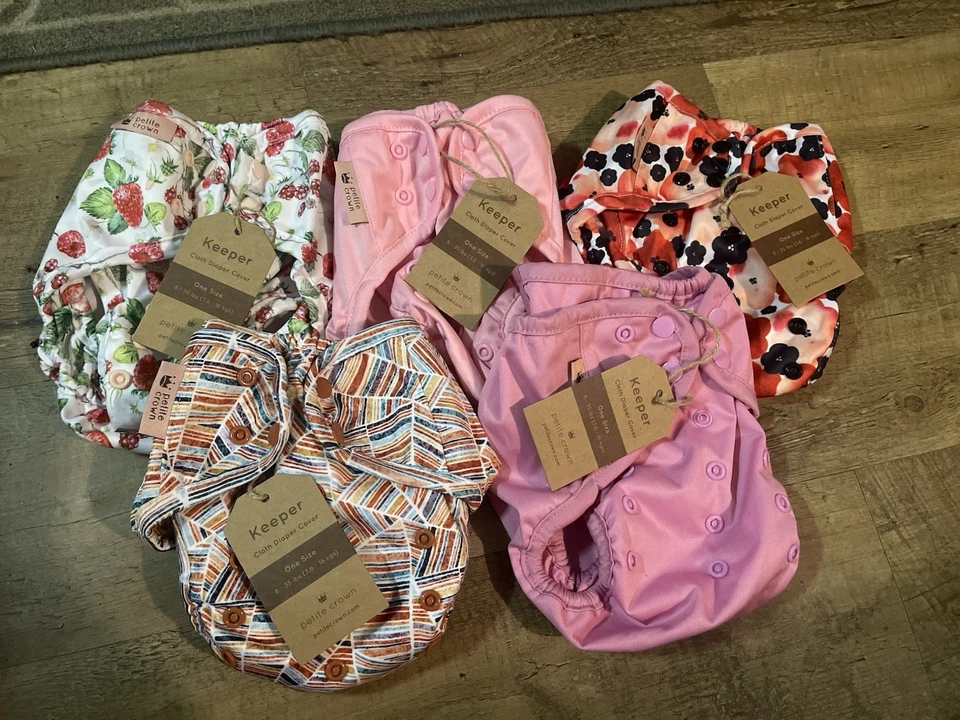 Petite Crown Diaper Cover Lot Reusable Diapers - Image 1 of 4