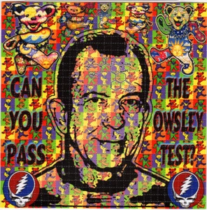 Owsley Stanley Bears Test Blotter Art perforiertes Blatt Papier psychedelische Kunst - Bild 1 von 1
