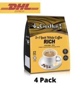 Chek Hup 3 in 1 Ipoh White Coffee RICH (40g x 12s) - With Low G.I. Rock Sugar x4 - Picture 1 of 7