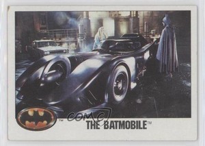1989 Topps Batman The Batmobile #77 0f9x