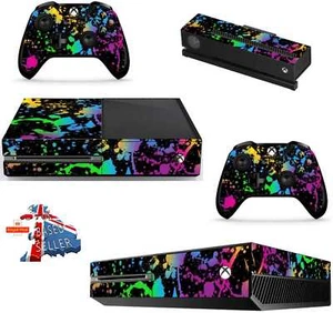 PAINT SPLAT XBOX ONE PROTECTIVE SKIN DECAL VINYL STICKER WRAP - Picture 1 of 2