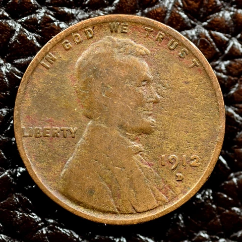 1912-D Lincoln Wheat Cent ~ VERY GOOD (VG) Condition ~ $20 ORDERS SHIP FREE! Cover