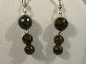 Bronzite Dangle Earrings - Picture 1 of 1