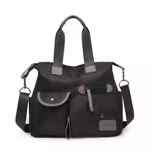 New Ladies Tote Bag Fashion Nylon Waterproof Casual Shoulder Bag Mummy Bag Large - Picture 1 of 29