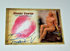 2023 Collectors Expo Wrestling Diva Brooke Vawter Autographed Kiss Card 2