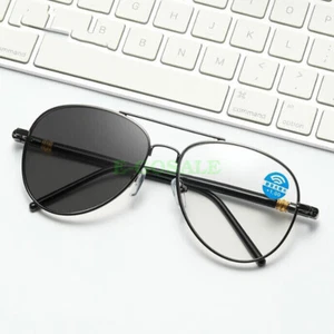 Lunettes de soleil lunettes de lecture teintées multifocales grossissantes progressives - Photo 1/20