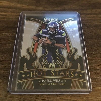 Russell Wilson - 2020 Panini Select - Hot Stars  Insert - Image 1 of 2